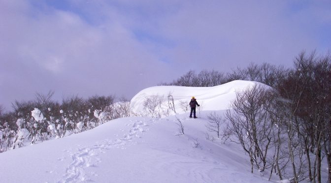 鉛温泉スキー場～駒頭山～松倉山(往復）