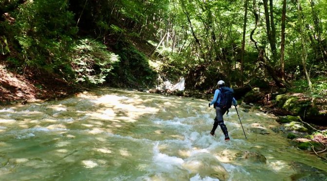 吾妻線で行く山里の沢歩き